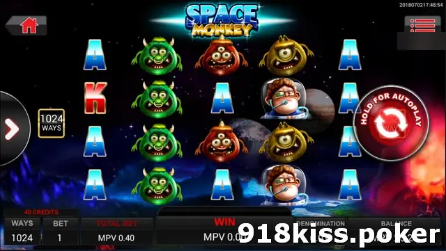 Space Monkey grid with columns of A letters and green aliens, a red three-eyed alien, a yellow alien and the astronaut boy