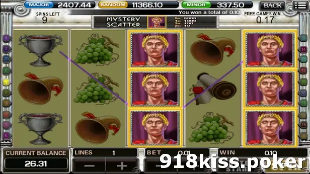 Free game in progress with Spins Left 9, a Mystery Scatter panel showing the emperor paying on 2 to 5 symbols, and emperor symbols filling reels 3 and 5